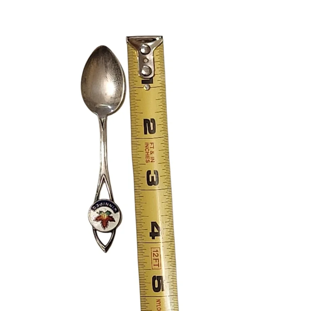 Vintage Sterling‎ Silver Winnipeg Canada Souvenir Collectible Spoon Travel